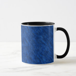 Rough Grungy Velvet Texture: Majestic Royal Blue Mug