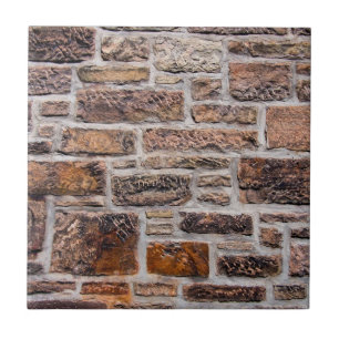 Rough-Hewn Sandstone Wall Ceramic Tile