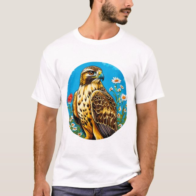 Rough legged hawk bird T-Shirt (Front)