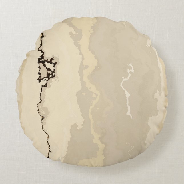 Rough Marble Round Cushion (Front)
