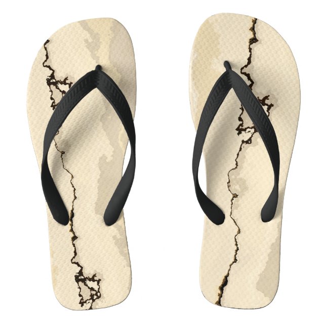 Rough Marble Thongs (Footbed)