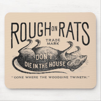 "Rough on Rats Advertisement"  Mouse Pad
