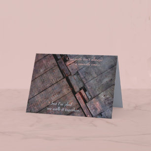 Rough Path Anniversary Card