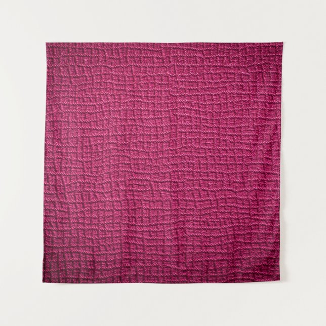 Rough pink leather tapestry (Front)