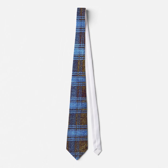 Rough Plaid 2 Tie (Front)