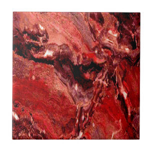 Rough Red Rocks Mars Ceramic Tile