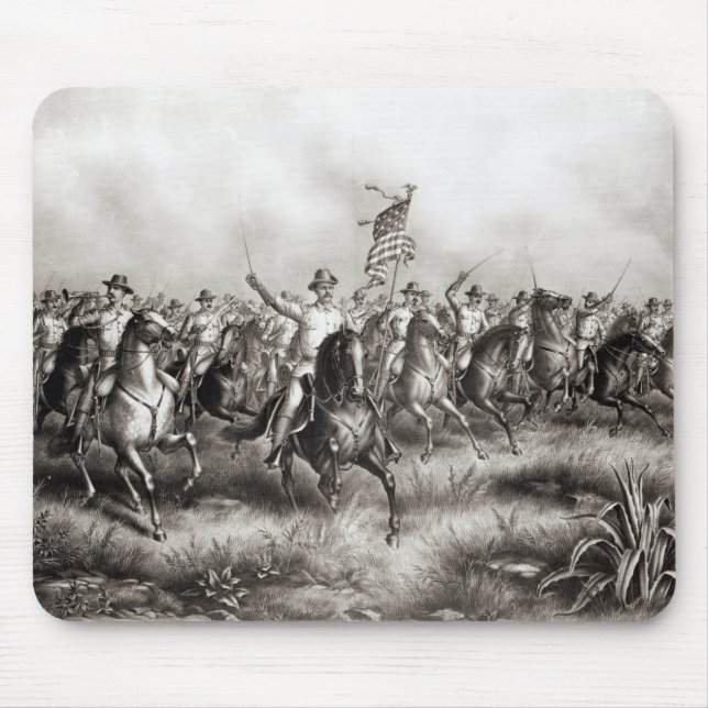 Rough Riders: Colonel Theodore Roosevelt Mouse Pad (Front)