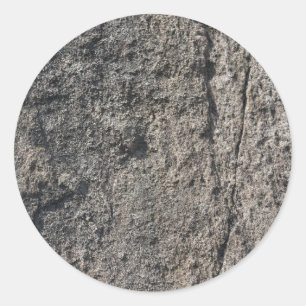 Rough Rocky Surface Classic Round Sticker