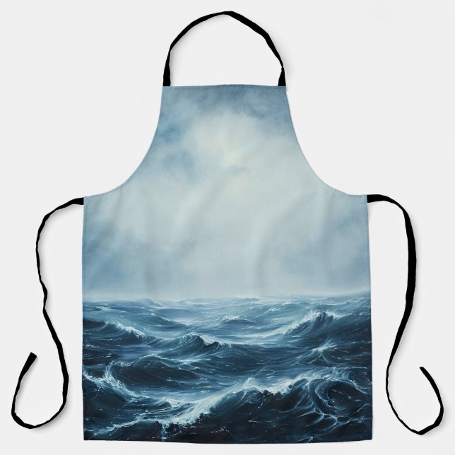 Rough Seas Ocean Waves Apron (Front)