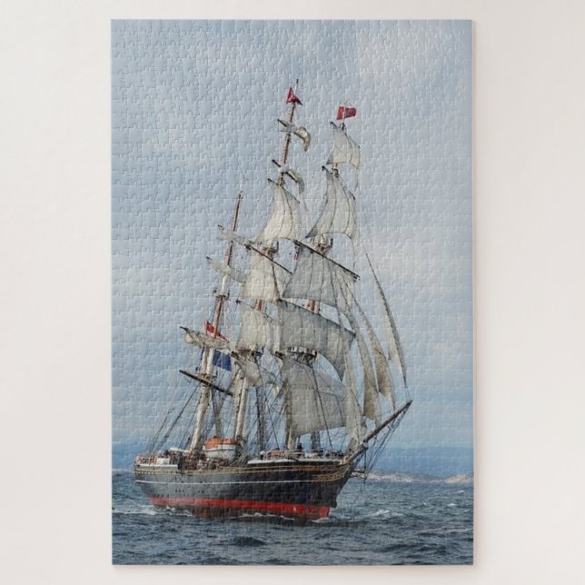 Rough Seas Sailing Jigsaw Puzzle (Vertical)