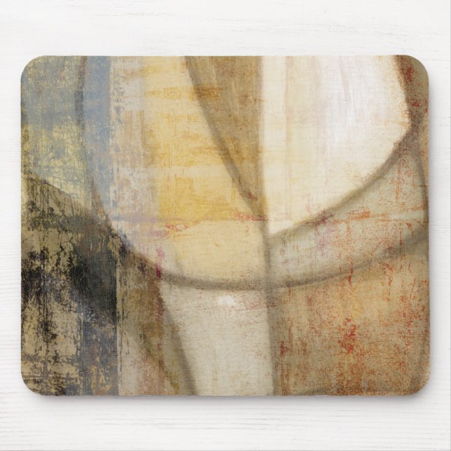 Rough Textured Earth Tone Painting Mouse Pad (Front)