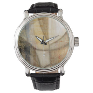 Rough Textured Earth Tone Painting Watch