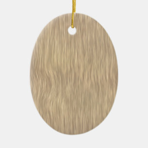 Rough Wood Grain Background - Green Ceramic Ornament