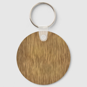 Rough Wood Grain Background in Natural Colour Key Ring