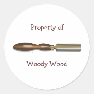 Roughing Gouge Woodturning Customised Stickers