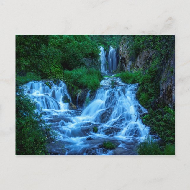 Roughlock Falls Spearfish Canyon Postcard (Front)