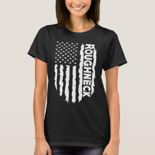 Roughneck American US Flag Oilfield Patriot T-Shirt