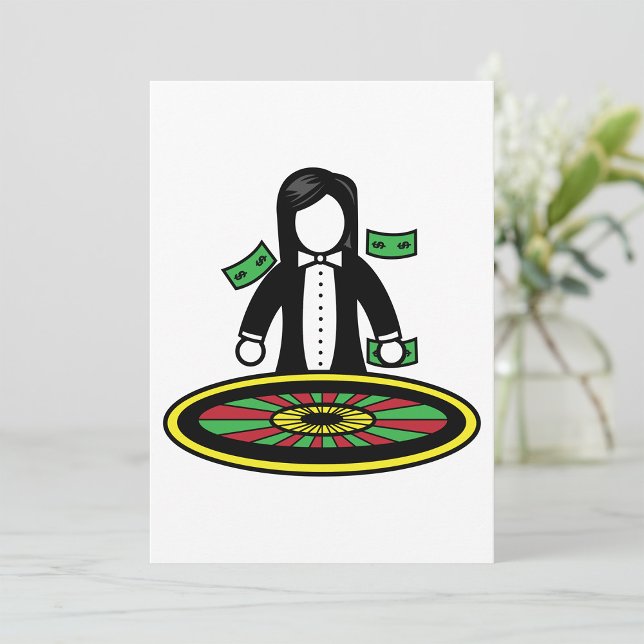 Roulette Dealer Invitations (Creator Uploaded)