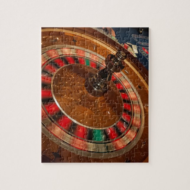 Roulette Game Money Casino Las Vegas Jigsaw Puzzle (Vertical)