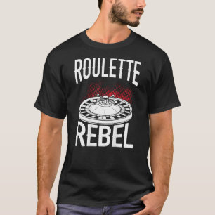 Roulette Rebel Backprint Casino T-Shirt