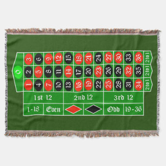 Roulette Throw Blanket