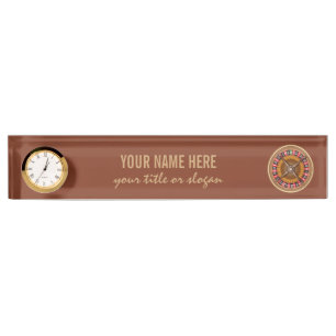 Roulette Wheel custom desk name plate