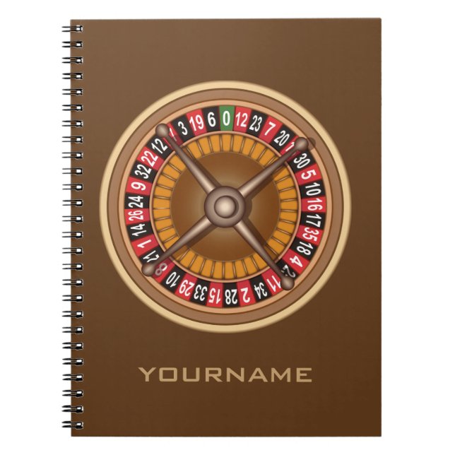 Roulette Wheel custom notebook (Front)