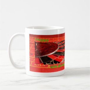 Roulette Wheel Happy 40th Birthday Coffee Mug