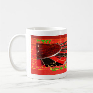 Roulette Wheel Happy 58th Birthday Coffee Mug