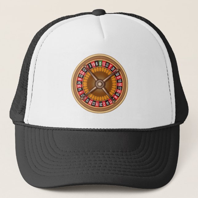 Roulette Wheel hats - choose colour (Front)