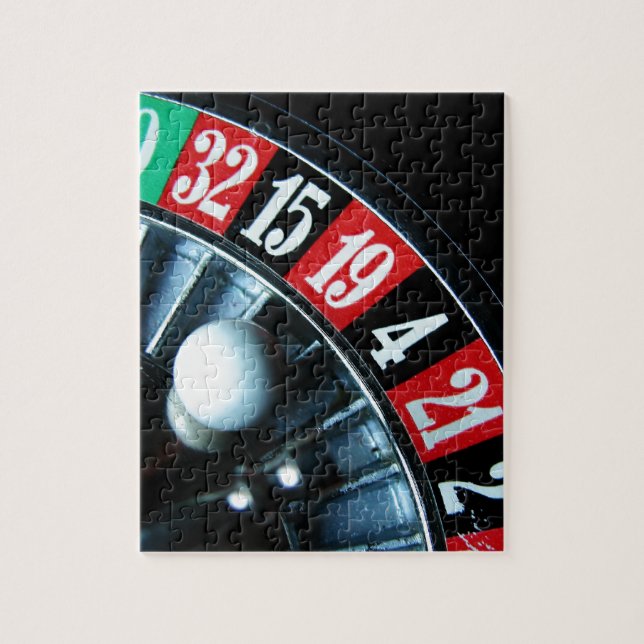 Roulette Wheel Jigsaw Puzzle (Vertical)