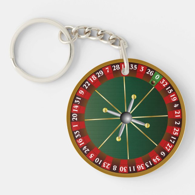 Roulette Wheel Key Ring (Front)