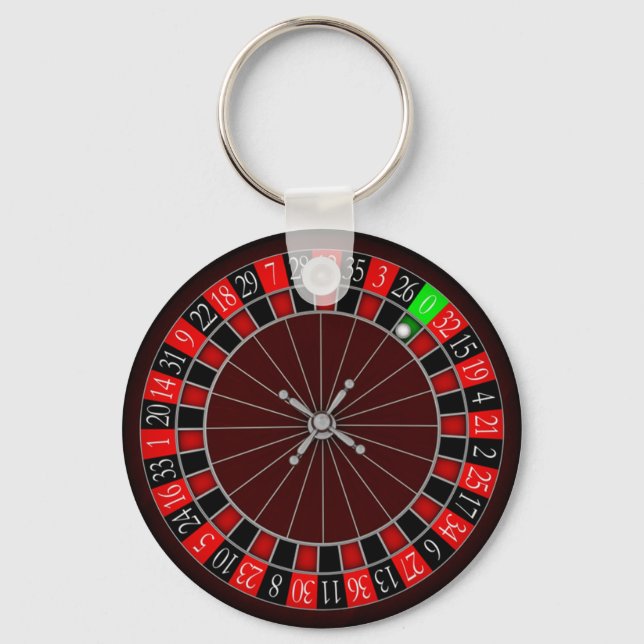 ROULETTE WHEEL KEY RING (Front)