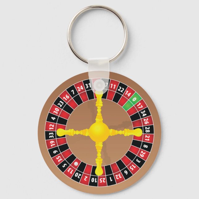 Roulette Wheel Keychain (Front)
