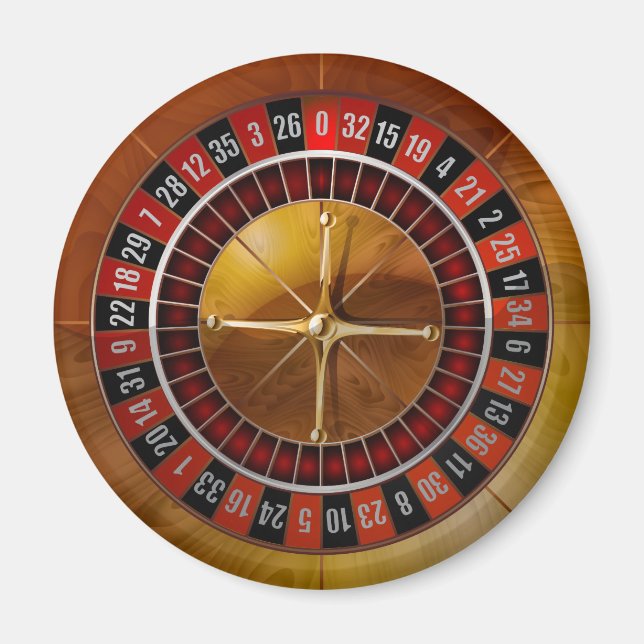 Roulette Wheel Magnet (Front)