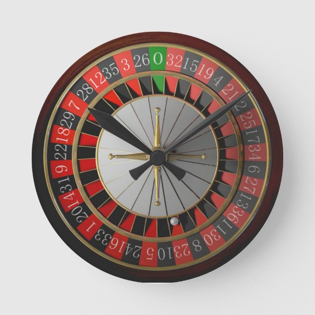 ROULETTE WHEEL  ROUND CLOCK (Front)