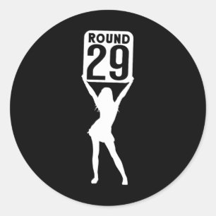 Round 29 classic round sticker