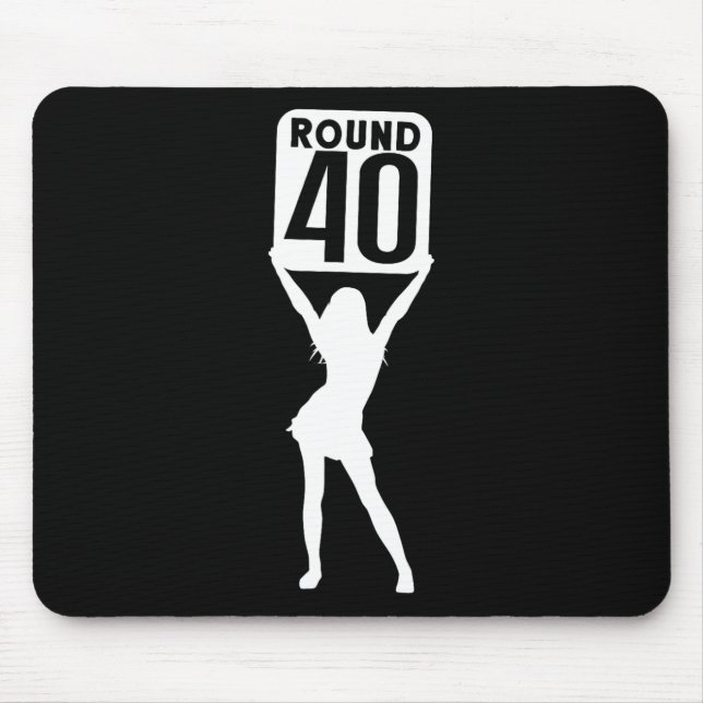 Round 40  mouse pad (Front)
