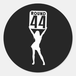 Round 44 classic round sticker
