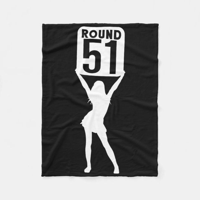Round 51  fleece blanket (Front)