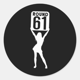 Round 61 classic round sticker