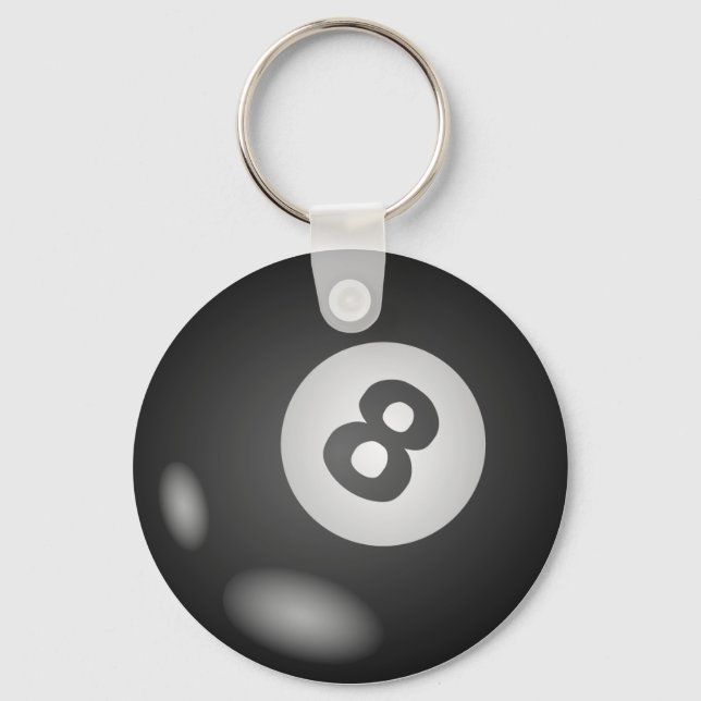 Round 8 Ball Keychains (Front)