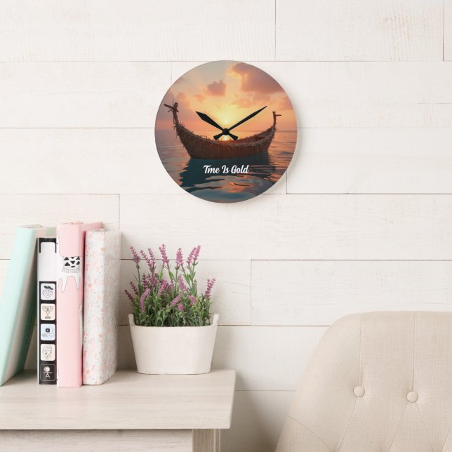 Round Acrylic Wall Clock (Reading Room)