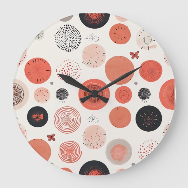 Round Acrylic Wall Clock (Front)