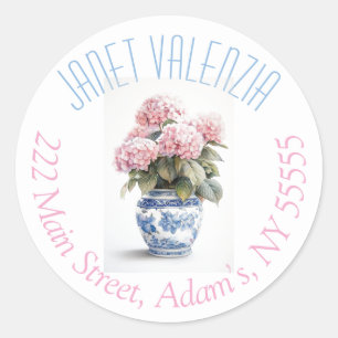 Round address labels