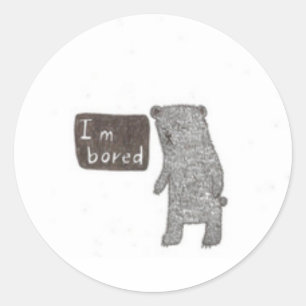 Round adhesive classic round sticker