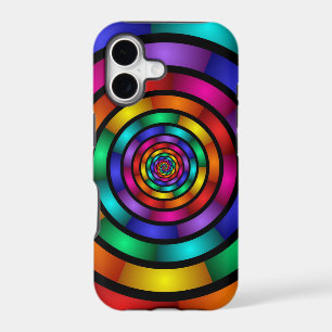 Round and Psychedelic Colourful Modern Fractal Art
