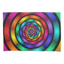 Round and Psychedelic Colourful Modern Fractal Art