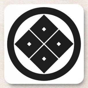 Round and Square Four Coaster