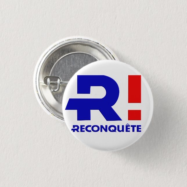 Round Badge 32 mm, Zemmour President 2022 (Front & Back)